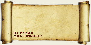 Tijana Draganović vizit kartica